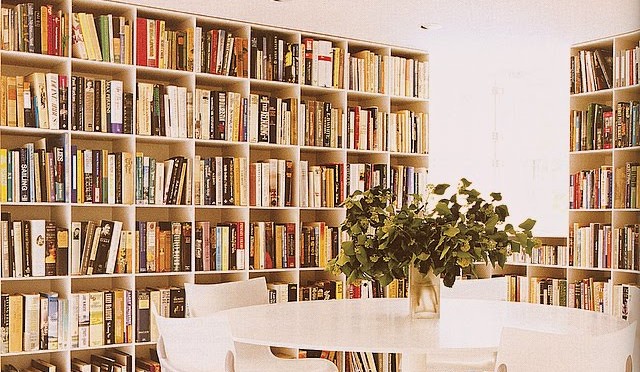 Habitually Chic Library Dining Room, Pictures Of Library Dining Rooms