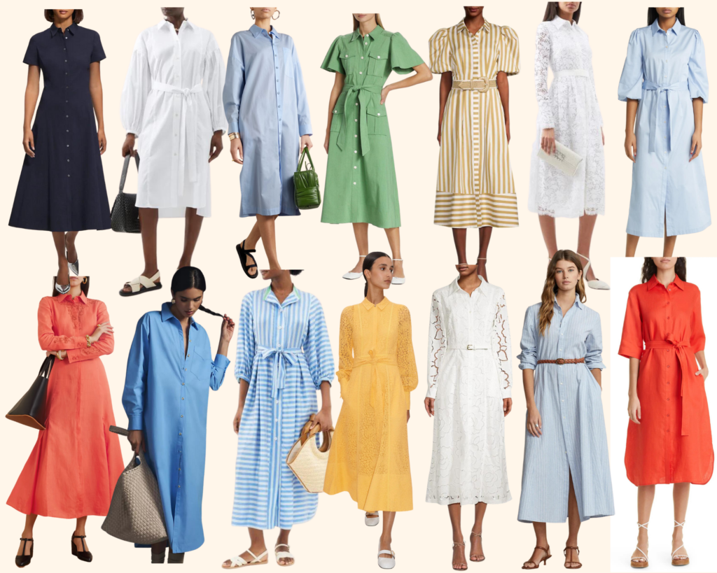 31 Chic Shirt Dresses for Warmer Weather